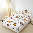 thumbnail image 4 of Castle Fairy King 4-Piece Dachshund Pet Print Bed Sheet Set, 4 of 7