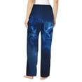 thumbnail image 3 of Daiia Pegasus Night Sky Women's Sleep Pant with Pockets and Drawstring,Pajama Pants-Medium, 3 of 9