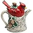 thumbnail image 3 of Cosmos Gifts Cardinal On Birch Tree Ceramic Teapot, 5-7/8-Inch, 3 of 4