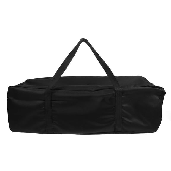 QIFULL Outdoor Camping Storage Bag for Camping Equipment Black 600D Polyester Heavy Duty 1Pack