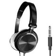 thumbnail image 3 of Auriculares Estéreo Suaves para Auriculares con Cable de 3,5 Mm Plegable - Negro, 3 of 8
