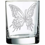 Alankathy Mugs Butterfly wine glass Rock Whiskey 10 oz