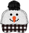 Cartoon Snowman Smile Unisex Fashion Knitted Hat Luxury Hip-Hop Cap