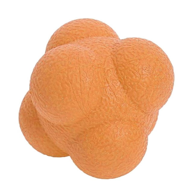 5.5cm Reaction Ball, Mult-Sport Agility Trainer, Fun Agility & Training, Improve Reactions & Hand-Eye Coordination , Football Soccer Skills Orange