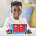thumbnail image 5 of Transformers Rescue Bots Academy Flip Racers Optimus Prime Trailer, 5 of 13