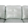 thumbnail image 6 of Ainehome Furniture Faux Leather Sectional Sofa, L-Shaped Living Room Couch Set (Silver Green), 6 of 7