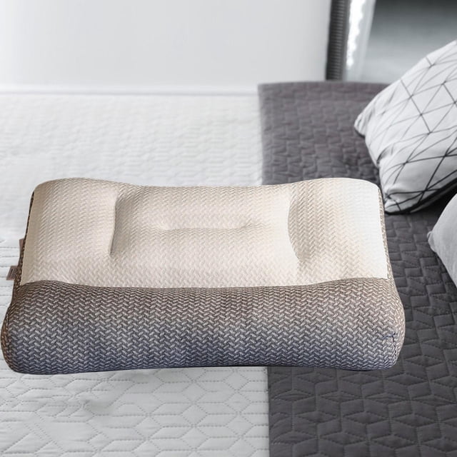 Almohada cervical para el cuello, almohada para la cama, cojín de relajación para el cuello y los hombros, almohada para dormir para todas las 850g