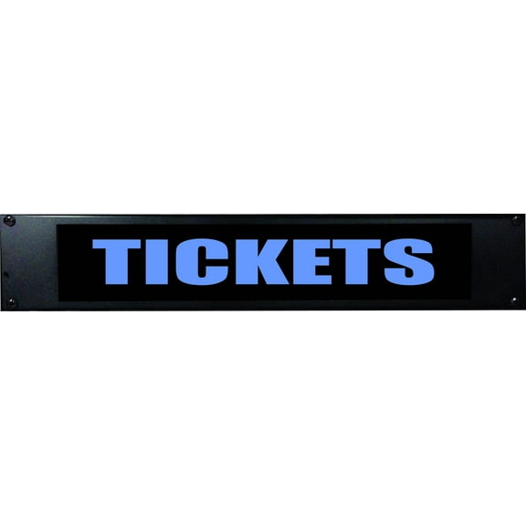 AMERICAN RECORDER - 2RU "TICKETS" LED Lighted Sign