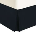 thumbnail image 2 of Brushed Microfiber 1800 Series Bed Skirt Solid 1PC Bed Skirt with 21" Drop (Expanded Queen, Navy Blue)- Pleated Sides and Split Corners, Wrinkle & Fade Resistant, Easy to Care, 2 of 5