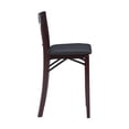 thumbnail image 3 of Wooden Folding Counter Stool With Cushion Seat and X Shape Back, Brown-Saltoro Sherpi, 3 of 12