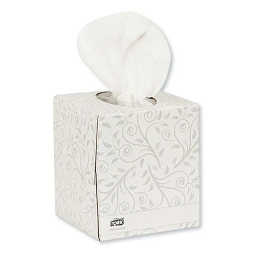 Tork TF6830 Cube Box, Advanced Facial Tissue - White Boxes/Carton, 94 -