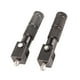 thumbnail image 4 of Pedales de aluminio de 2 piezas para motocicleta, coche eléctrico, varilla de soporte plegable universal de 8 mm y 90 grados, color negro, 4 of 5