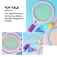 thumbnail image 5 of DEBGFS Children'S Badminton Racket Kindergarten Sports Outdoor Wholesale Tennis Racket Set 3-12 Years Old Parent-Child Toy Racket,Pink, 5 of 5