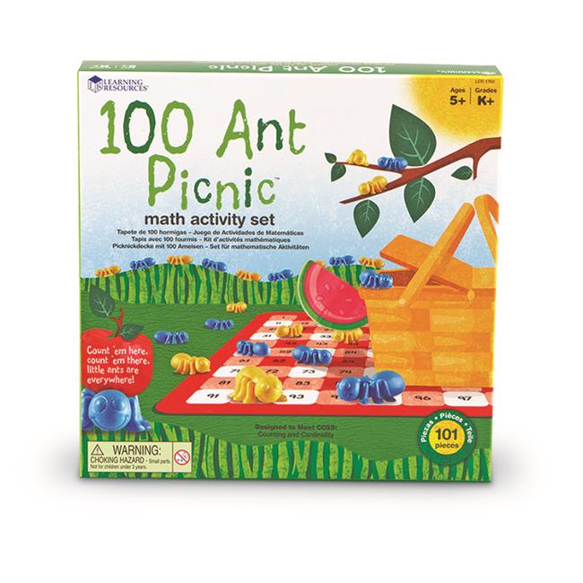 Learning Resources 100 Ant Picnic Math Activity Set