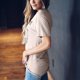 thumbnail image 4 of Pntutb Blusa de manga corta con cuello en V para mujer con estampado elegante Pntutb Pntutb-4377, 4 of 8