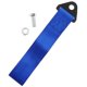 thumbnail image 2 of Juego de 2 correas de remolque para coche, gancho para parachoques delantero/trasero, color azul 2 piezas, 2 of 8