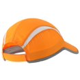 thumbnail image 3 of Minzimin Foldable Mesh Sports Cap with Reflective Stripe Breathable Sun Runner Cap, 3 of 5
