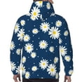 thumbnail image 5 of Hoodies for Men - Starry Sky Blue Daisies Flowers Long Sleeve Comfrt Men'S Fashion Hoodies & Sweatshirts, Sweatshirts for Men Hoodies Pullover Clothing Clothes with Pouch, 5 of 7