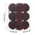 thumbnail image 4 of Flocked Velvet Christmas Ball Ornaments Set Plastic Hanging Balls for Holiday Tree Decorations Xmas Party Home Festive Decor, 4 of 7