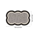 thumbnail image 3 of Linen Style Entrance Floor Mat,Absorbent Non Slip Door Rug With Washable Surface For Bathroom Bedroom And Kitchen Placement,Durable Comfortable Texture Decorative Indoor Household Floor Carpet, 3 of 6