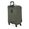 thumbnail image 2 of SWISSGEAR Stride Expandable Medium Checked Spinner Luggage, Olive Green, 8 Wheels & Built-in TSA Lock, 2 of 21