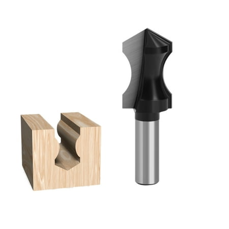 

1/2 Inch Pointed Nose Arc Milling Cutter Carving Table Edge Router Bits Solid Carbide Tools for Woodworking Bit