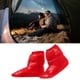 thumbnail image 1 of 1 par de pantuflas de plumón de , calcetines cálidos, botines ligeros, botas para acampar, senderismo, calcetines para dormir, calcetines cómodos , Rojo M, 1 of 8