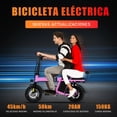 thumbnail image 2 of Bicicleta Eléctrica Uber Autonomía 60km Real S1 Color Rojo, 2 of 11