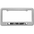 thumbnail image 1 of Who's Your Caddy - Golf Balls - Sports License Plate Frame, 1 of 1