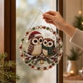 thumbnail image 4 of Clearance! Christmas Pearl Diamond Art Hanging Ornament Kit, Christmas Pearls Beads Art Craft, DIY Christmas Pearls Painting Kit for Home Wall Decor, Owls, 4 of 8