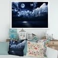 thumbnail image 3 of Designart 'Full Moon Night in Cloudy Sky' Modern Framed Art Print, 3 of 4