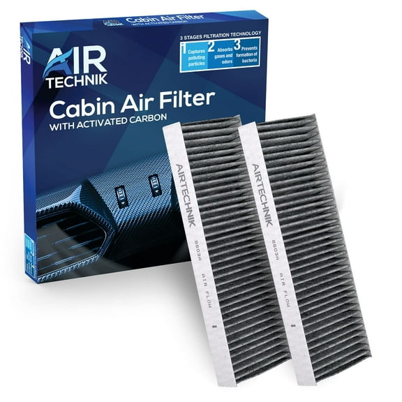 AirTechnik CF8603A Cabin Air Filter w/Activated Carbon  Fits 1998-2002 Honda Accord, 2001-2003 Acura CL, 1999-2003 Acura TL