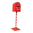 thumbnail image 2 of Elodie Metal Holiday Mailbox Accessory for Santa Mail, 47 Inches Tall for , , Stores, Red, 2 of 8