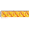 thumbnail image 2 of Ambesonne Floral Fabric by the Yard Upholstery, Retro Style Flowers Top View, 3 Yards, Yellow Pale Peach, 2 of 4