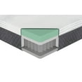 thumbnail image 6 of CoSoTower 12" Twin Mattress Green Tea Gel-Infused Memory Foam Hybrid Mattress, Plush Foam Pocket Coils, Mattress in A Box, Comfortable Sleep Mattress, 6 of 7