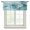 Multicolor, variant on Teal Floral Marble Valance Curtains for Kitchen/Living Room/Bathroom/Bedroom Window Modern Abstract Ink Painted Art Rod Pocket Small Topper Half Short Window Curtains Voile Sheer Scarf 54"x18"