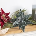 thumbnail image 3 of Injueey La Navidad del paño florece la decoración del terciopelo del brillo de los 26CM para que el árbol o las guirnaldas parezcan Kits de decoración para fiestas champán dorado, 3 of 6