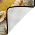 thumbnail image 5 of SKYSONIC 36x24in Blue Beach Sea Area Rug, Summer Seashell Starfish Non-Slip Floor Carpet for Indoor Living Dining Room Bedroom, 5 of 7