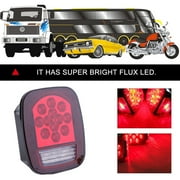 Universal 2 PCS 39 LED Truck Cars Stud Mount Stop Turn Warning Tail Light