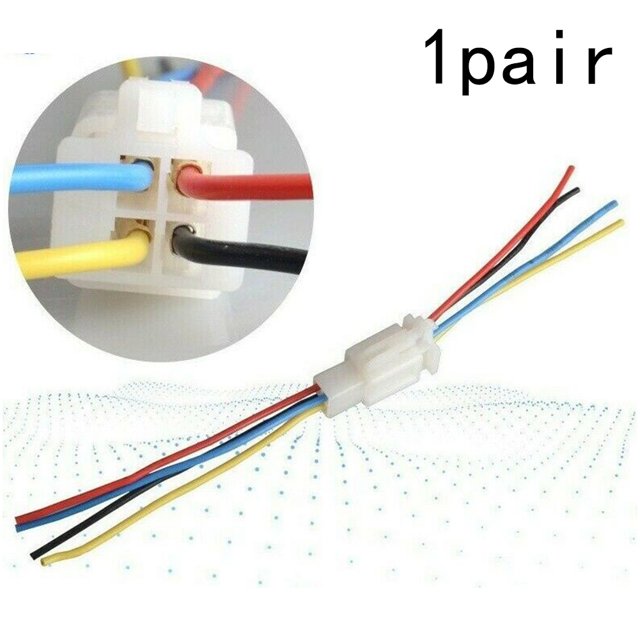 Automotive Connector Car Motorcycle Electrical Plug Socket Kit 2/3/4 Pin Way