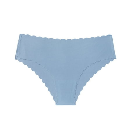 knqrhpse Seamless Underwear for Women No Show Underwear European And American Women Briefs Female Non Pants Female Ice Silk Buttocks Lady Cotton Underwear Panties for Women Mint Green XS
