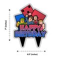 thumbnail image 3 of Block Gamer Birthday Cake Topper – Fun Video Game Party Decoration for Kids, Boys & Girls Birthday Supplies, 3 of 4