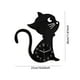 thumbnail image 3 of Reloj de pared con gato, bonito reloj de pared para guardería, sala de juegos, esculturas de elefantes para interiores, estatuas de elefantes, decorac, 3 of 8