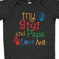 thumbnail image 4 of Inktastic Gigi and Papa Love Me Grandkids Boys or Girls Baby Bodysuit, 4 of 5