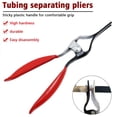 thumbnail image 2 of BQLQBQLQ Red Silver Car Oil Pipe Separation Pliers Oil Pipe Separation Screwdriver Car Pipe Separator Fuel Oil Pipe Auto Maintenance, 2 of 7
