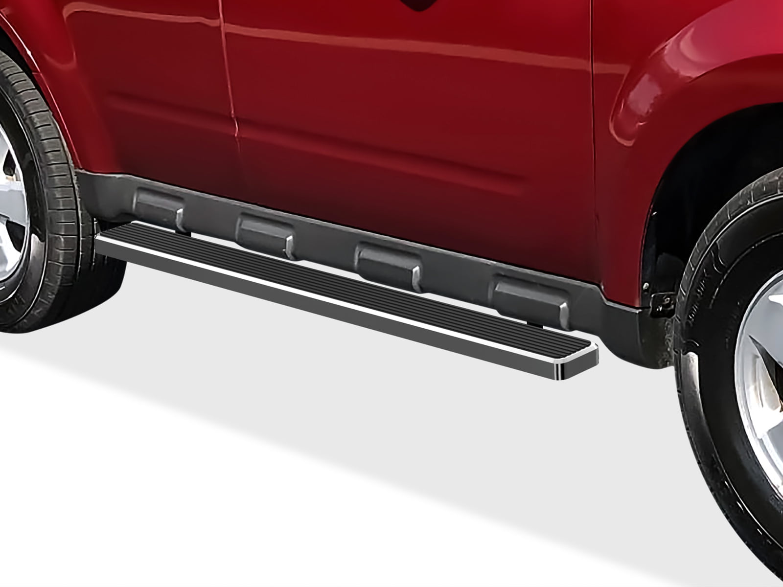 APS Running Boards 5 inches Compatible with Ford Escape 2008-2012 & Mazda Tribute 08-11 & Mercury Mariner 08-10 (Nerf Bars Side Steps Side Bars)