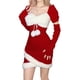 thumbnail image 1 of Lucakuins Vestido navideño de Papá Noel para mujer, disfraz de lujo de señora Claus, vestido de retazos de piel, traje de fiesta y cosplay Lucakuins  moda, 1 of 9