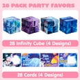 thumbnail image 5 of Joyfy 28 Packs Valentine’s Day Gift Cards with Infinity Magic Toys, Cosmic Hand-Held Flip, Stress Relief Fidget Toys for Kids Valentine's Party Favors, Classroom Exchange and Goodie Bag Stuffers, 5 of 11