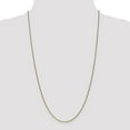thumbnail image 2 of Solid 14k Yellow Gold 1.2mm Diamond-Cut Spiga Chain Necklace 14" - with Secure Lobster Lock Clasp, 2 of 3
