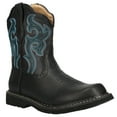 thumbnail image 2 of Roper Womens Chunk Rider Embroidery Round Toe Cowboy  Ankle Boots, 2 of 5